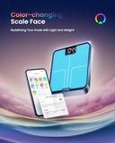 RENPHO Smart Scale with Lights to Remind Weighing, FSA HSA Store Eligible Scale for Body Weight, Body Fat, BMI, Muscle Mass, Smart Bluetooth App to Customize Scale Colors, Rechargeable, Elis Chroma