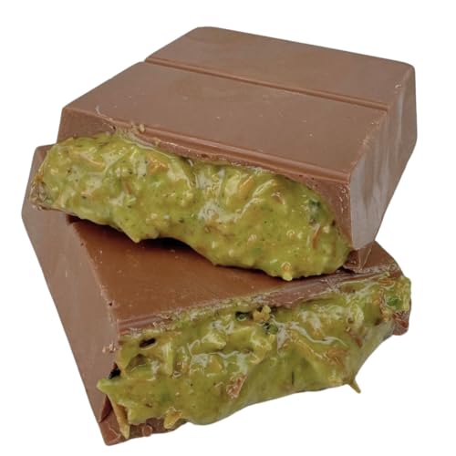 Gulluoglu Dubai Chocolate Kunafa Pistachio - (The Original), 3.4 oz - 95 gr (Pack of 1), daily fresh shipment, Ideal Gift for all Occasions, Gulluoglu Chocolate Kunafa, Dubai Chocolate Bar Pistaciho
