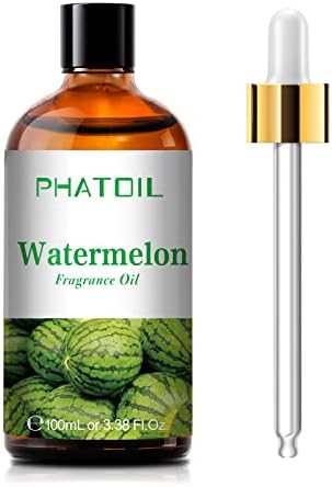 3.38FL.OZ Watermelon Fragrance Oils for Aromatherapy, Essential Oils for Diffusers for Home, Perfect for Diffuser, Yoga, Skin Care, DIY Candle and Soap Making - 100ml