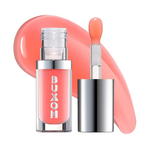 Buxom Full On Glossy Lip Oil - Non-Sticky, All-Day Juicy Hydration & Instant Plumping - Lightweight, Comfortable Wear, Infused with Unique Peptide Complex for Soft, Voluminous Lips