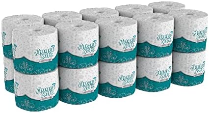 Georgia-Pacific Angel Soft Ultra Professional Series 2-Ply Embossed Toilet Paper by GP PRO, 16620, 450 Sheets Per Roll, 20 Rolls Per Convenience Case