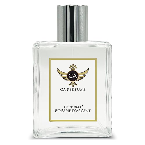 CA Perfume Impression of Boiserie D'argent For Women & Men Replica Fragrance Dupes Eau de Parfum Spray Bottle 3.4 Fl Oz/100ml-X1