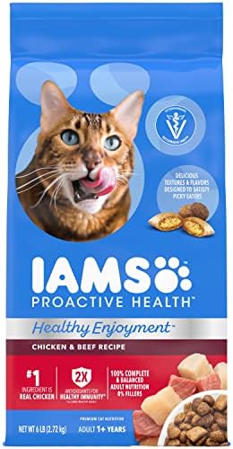 Iams Healthy Enjoyment Dry Cat Food Chicken & Beef Recipe, 6 lb. Bag