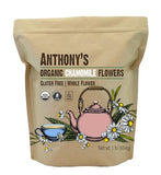 Anthony's Organic Chamomile Flowers, 1 lb, Whole, Loose Leaf, Gluten Free, Non GMO, Non Irradiated