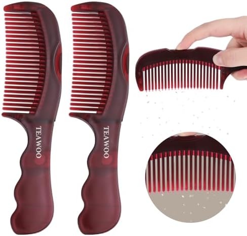 2PCS Dandruff Comb for Scalp, Energy Massage Scalp Comb, Comfortable Hollow Tooth Hair Dandruff Remover Brush, Healthier Scalp Comb