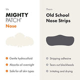 Mighty Patch™ Nose Patch from Hero Cosmetics - XL Hydrocolloid Pimples, Zits and Oil - Dermatologist-Approved Overnight Pore Strips to Absorb Acne Nose Gunk (10 Count)