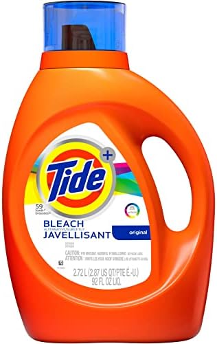 Tide Plus Bleach Alternative Safe on Colors Liquid Laundry Detergent, Original Scent, 2.72 L (59 Loads)