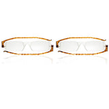 Nannini 7522 Compact One Optics (2.0 Tortoise) Temples Reading Glass