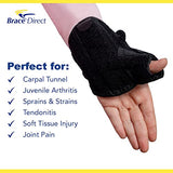Brace Direct Pediatric Thumb Spica- Wrist and Thumb Splint for Kids Wrist Immobilization, Sprains, Tendonitis, Carpal Tunnel, Juvenile Arthritis, and More- Left or Right