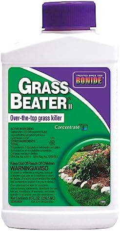 Bonide Grass Beater, 8 oz Concentrated Grass Killer, Systemic Herbicide Controls Crabgrass, Bermudagrass and More