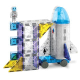 MAGNA-TILES Space 32-Piece Magnetic Construction Set, The Original Magnetic Building Brand