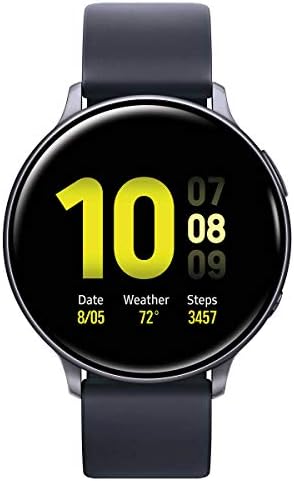 Samsung Galaxy Watch Active2 Bluetooth Smartwatch, Aluminum, 44mm, Black (SM-R820NZKCXAR) (Renewed)