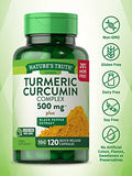 Turmeric Curcumin with Black Pepper Extract | 500mg | 120 Capsules | Non-GMO & Gluten Free Complex Supplement | by Nature's Truth