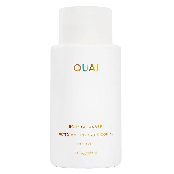 OUAI Body Cleanser, St. Barts - Foaming Body Wash with Jojoba Oil and Rosehip Oil to Hydrate, Nurture, Balance and Soften Skin - Paraben, Phthalate and Sulfate Free Skin Care Products - 10 Oz