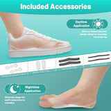 ETOURER Bunion Corrector for Women and Men Big Toe,Treatmedy Bunion Fix Upgraded Press-Button Bunions Correction,Orthopedic Toe Straightener with Bunion Relief,Suitable for Left and Right Feet
