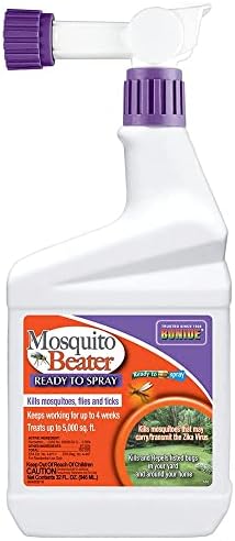 Bonide Mosquito Beater, 32 oz Ready-to-Spray Insect Repellent, Kills Mosquitoes, Flies and Ticks, Long Lasting Control Outdoors