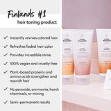 FOUR REASONS Color Mask - Bronze - (27 Colors) Toning Treatment, Color Depositing Conditioner, Tone & Enhance Color-Treated Hair - Semi Permanent Hair Dye, Vegan and Cruelty-Free, 6.76 fl oz