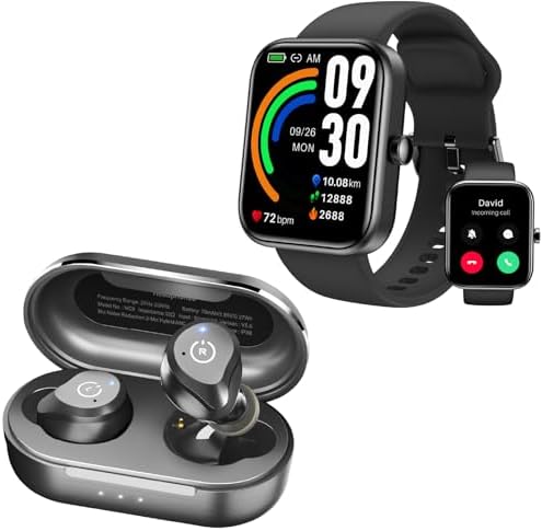 TOZO NC9 Hybrid Active Noise Cancelling Wireless Earbuds, in Ear Headphones