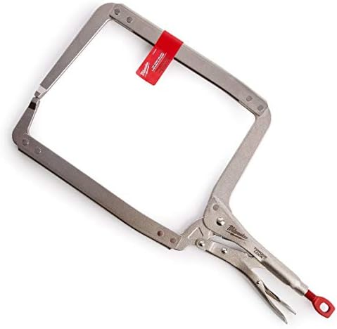 Milwaukee 48-22-3529 48223529 Torque Locking C Clamp Deep Reach 480mm (18in), Red, 18"