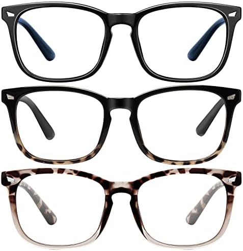 hunsquer Blue Light Glasses for Woman/Men Computer Blue Light Glasses