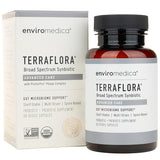 Enviromedica Terraflora Advanced Care SBO Probiotic + Prebiotic Supplement - a Soil Based Shelf Stable Bacillus Spore Synbiotic with Patented PreforPro Phage Complex (60ct)