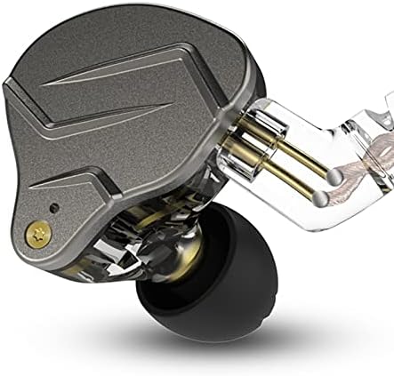 KZ ZSN Pro Dual Drivers 1BA 1DD in Ear Earphones HiFi Power Bass Earbuds Headphones High Clarity Sound Wired Earphones with Detachable Cable for Audiophile Musician