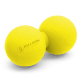 5BILLION Peanut Massage Ball - Double Lacrosse Massage Ball & Mobility Ball for Physical Therapy, Deep Tissue Massage Tool for Myofascial Release,Yellow
