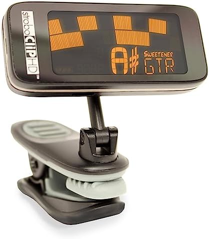 Peterson StroboClip HD Clip-On Tuner | Guitar, Bass, Violin, Ukulele, Harp, Brass, Woodwind, Orchestral