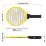 FOBELISK Electric Fly Swatter - Bug Zapper - Best High Voltage Handheld Mosquito Killer - Wasp, Fruit Fly, Insect Trap Racket for Indoor, Travel, Camping and Outdoor Control (2 AA Batteries Included)