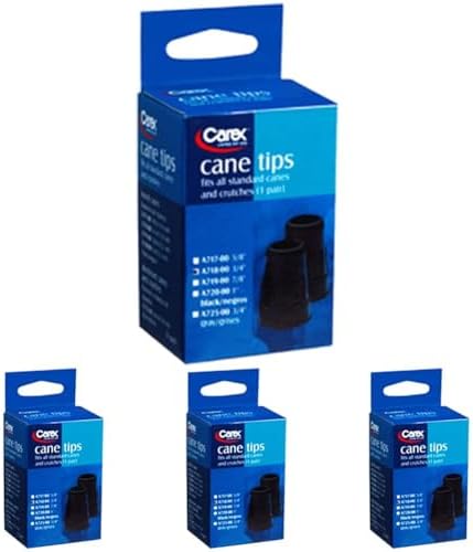 Carex Cane Tip 3/4, Black