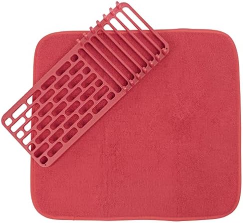 Cuisinart 18US6251RED Dish Drying mat, standard, Red