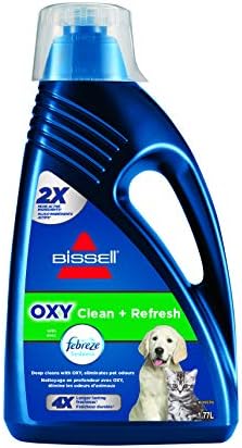 BISSELL OXY Clean + Fresh with Febreze Freshness Formula for Full Size Carpet Deep Cleaning Machines, Carpet Cleaning Solution, Carpet Shampoo (60 oz), 5959C