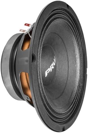 PRV AUDIO 8 Inch Midbass Speaker 8MB450 v2, 450 Watts, 8 Ohm, 2 in Voice Coil, Pro Audio Loudspeaker (Single)