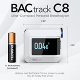 BACtrack C8 Breathalyzer | Professional-Grade Accuracy | Optional Wireless Smartphone Connectivity | Compatible w/Apple iPhone, Google & Samsung Android Devices | Apple HealthKit Integration