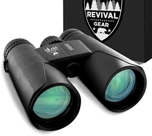 E Tronic Edge Binoculars for Adults - Professional Binoculars for Bird Watching, Hunting, Hiking & Travel - Compact Binoculars for Men and Women - Strap and Case Included