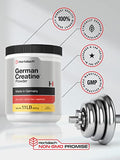 Horbäach German Creatine Powder 500g | Made in Germany with Creapure | Vegetarian, Non-GMO, and Gluten Free Dietary Supplement