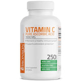 Vitamin C 1000 mg Premium Non-GMO Ascorbic Acid - Maintains Healthy Immune System, Supports Antioxidant Protection - 250 Tablets