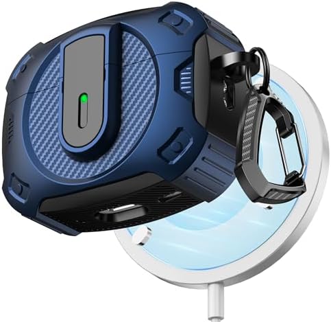 RFUNGUANGO for AirPods Pro 2nd Generation Protective case, 2024 New Space-Themed Protective case. Compatible with Airpods Pro 1/2 and, Works with MagSafe. [Blue]