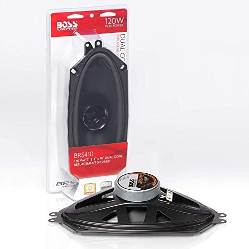 BOSS Audio Systems BRS410 120 Watt, 4 x 10 Inch , Full Range, Replacement Car Speaker - Sold Individually