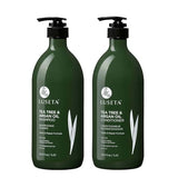 Luseta Tea Tree & Argan Oil Detangling Shampoo & Conditioner Set, 2 x 33.8 Oz