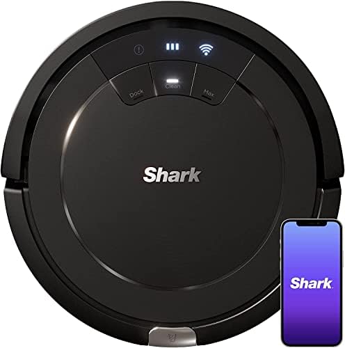 Shark ION Robot Vacuum, Wi-Fi Connected, Multi-Surface Cleaning, Carpets, Hard Floors (BlacK) (Renewed)