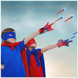 3 Packs Spider Web Shooters, Easter Gifts for Kids, Superhero Toys, Spider Web Plastic Launcher Glove with Wrist Bracers Toy for Christmas Halloween Birthday Party