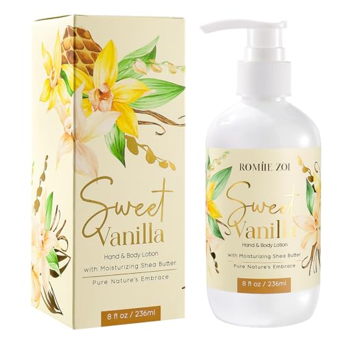 Daily Hand & Body Lotion with Moisturizing Shea Butter for All Skin Type- Sweet Vanilla - 236 ML / 8 FL OZ
