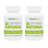 Natures Plus GI Natural Total Digestive Wellness - 90 Bi-Layered Tablets, Pack of 2 - with L-Glutamine, Probiotics, Prebiotics & Enzymes - Gluten Free - 60 Total Servings