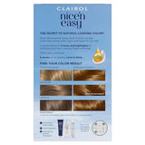 Clairol Nice'n Easy Permanent Hair Dye, 6.5G Lightest Golden Brown Hair Color, Pack of 3