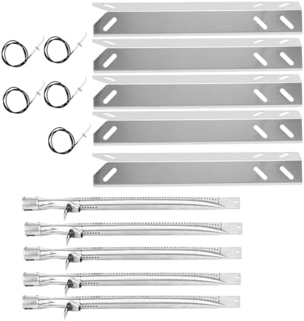 Grill Replacement Parts for Cuisinart GAS9556AS, GAS2456AS,GAS2556AS,GAS1456ASO,GAS1456BSO,GAS9456AS, Cuisinart 2556, Heat Tent Grill Burner for Cuisinart 5 Burner Gas Grill GAS9556AS GAS2556AS