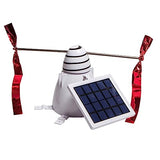 Bird B Gone - Solar Bird Repeller - Spinning Bird Deterrent with Telescoping Arms - Prevents Birds from Landing - Humane Repellent - Portable Design - for Boats, Patios, AC Units, Etc - Solar Powered