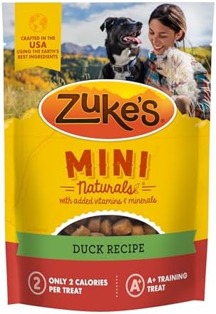Zuke’s Mini Naturals Dog Training Treats for Dogs, Pet Treats Made with Real Duck, 16 oz. Resealable Pouch - 16 oz. Bag