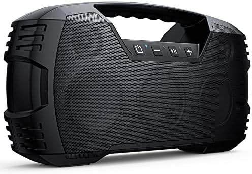 IPX7 Waterproof Bluetooth Speaker, 40W(60 Peak) Portable Wireless Speakers with Subwoofer, 32H Playtime, Stereo Loud Sound, Deep Bass, Bluetooth 5.0 with Handle for Pool, Beach, Outdoor, Gifts
