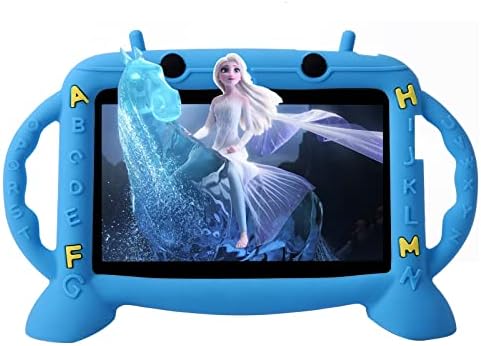Kids Tablet, 7 inch Tablet for Kids 2-10, Educational Learning Toddler Tablet Android 11, 3GB RAM+32GB ROM Storage, Google Play YouTube, Baby Girl boy Gift (Blue)
